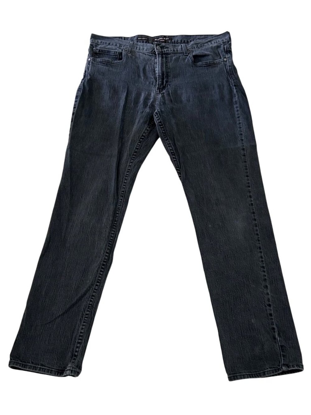 Michael Kors Mens Grant Classic Fit Denim Jeans 34x32 Dark Wash